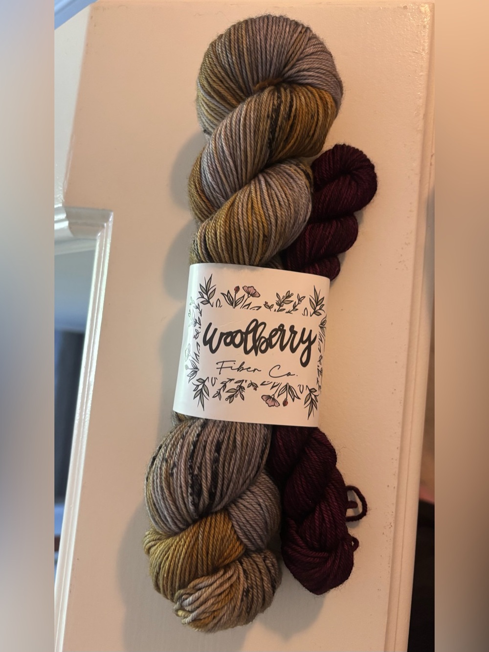 Woolberry Fibery Co. Berry Cozy DK Set in "Moody Pumpkin"